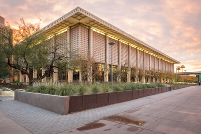 exterior photo of Hayden Library