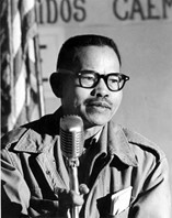 “Larry Itliong was an organizer with the AFL-CIO-sponsored AWOC (agricultural workers organizing committee).  Larry was the one who organized the Filipino workers to go on strike in the middle of September 1965 during the harvest of Delano area table grape.