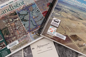 Multiple private company aerial photograph booklets