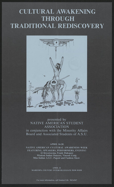 Native American Cultural Awareness Week poster