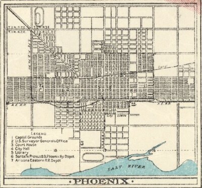 City Plan of Phoenix
