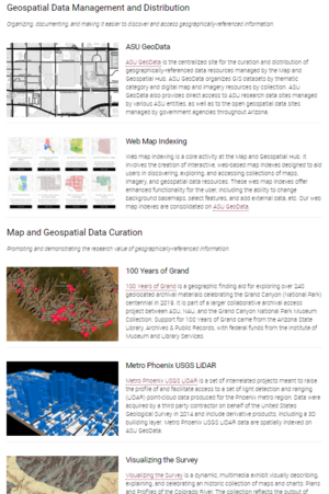 A screenshot of the newly (Spring 2021) revamped 